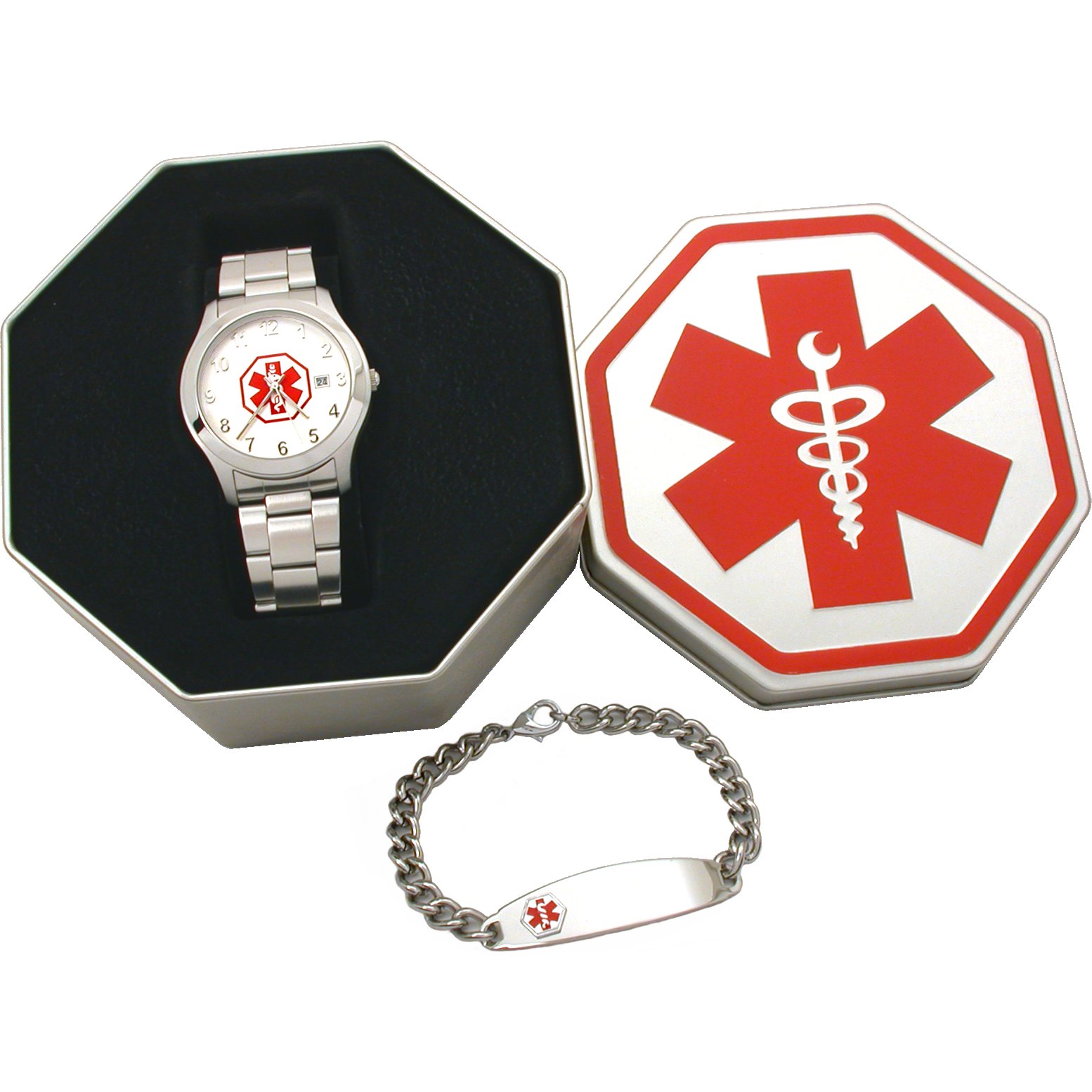 Findingking Medical ID Watch & Bracelet for Emergency Information
