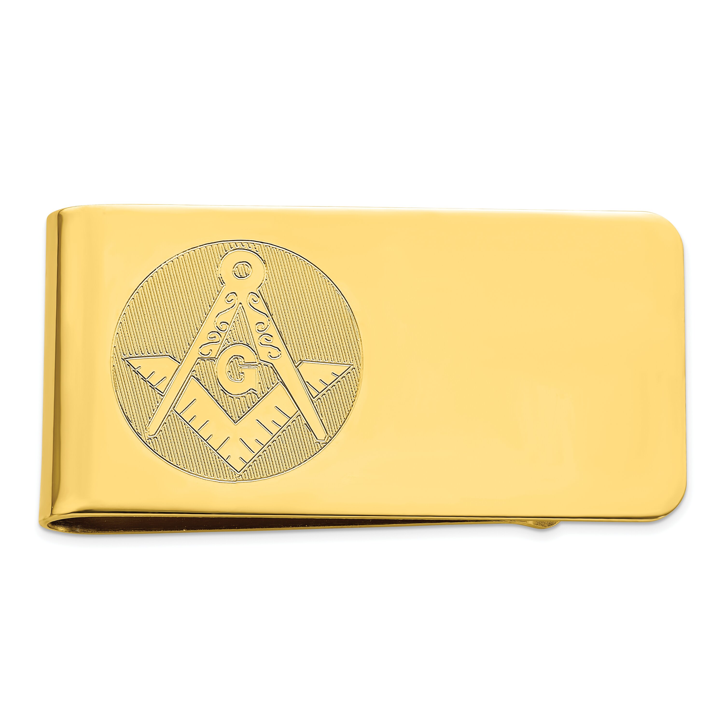 Findingking Gold Plated Rectangle Money Clip