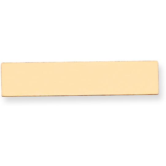 Findingking 14K Gold Rectangle Stamping Disc 0.032"