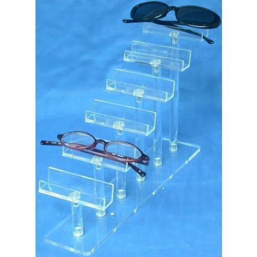 Findingking 6 Tier Eyeglass Display Case Stand