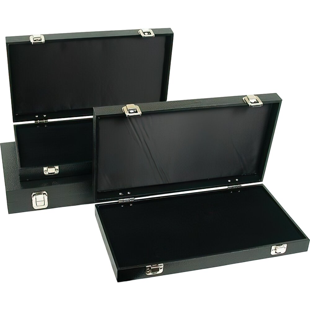 Findingking 3 72 Slot Black Ring Inserts & Jewelry Travel Cases
