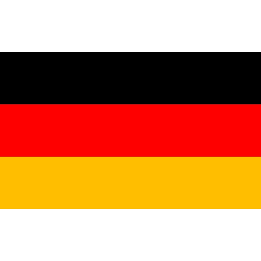 Findingking Germany Flag with Grommets 3ft x 5ft