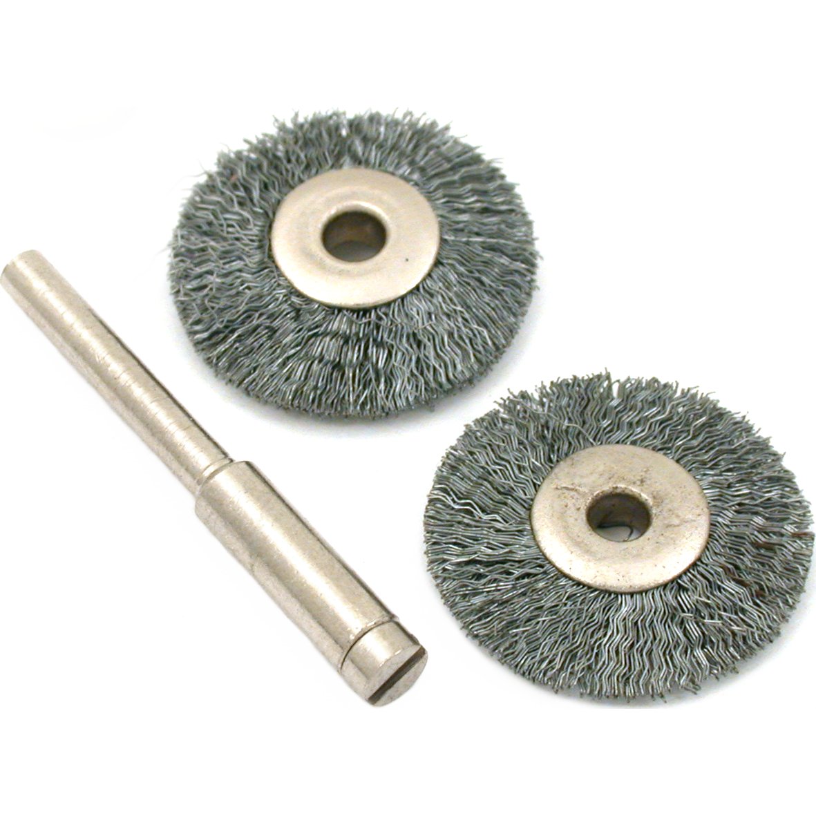 Findingking Two 7/8" Steel Wire Wheel Brushes