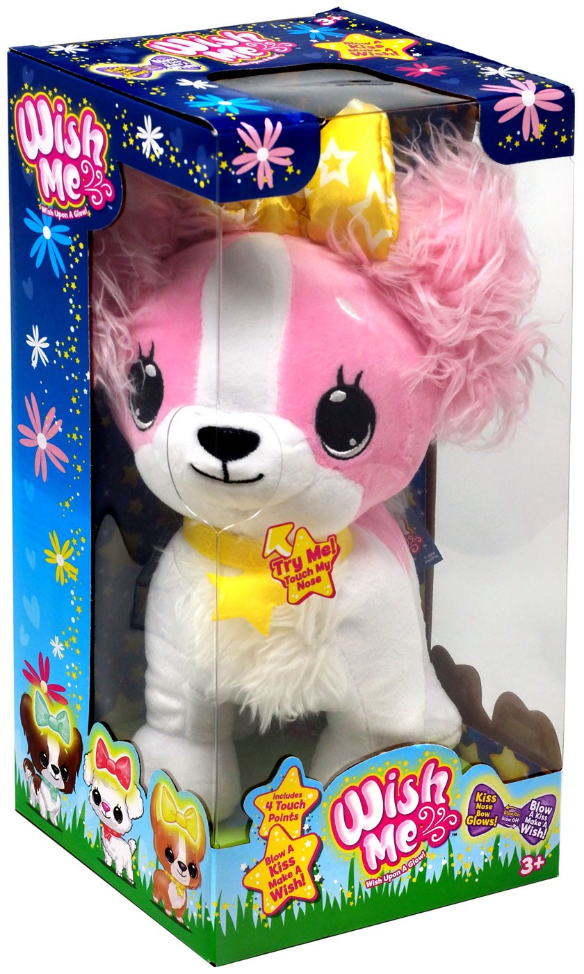 Jay at Play Wish Me Pink Puppy Plush with Sound
