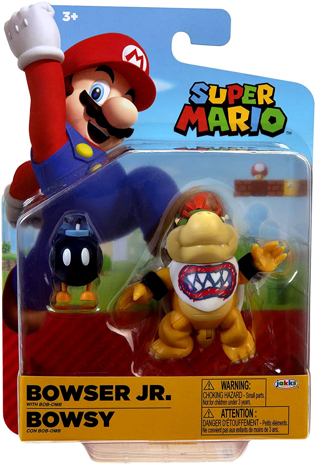 Jakks Pacific World Of Nintendo Super Mario Bowser Jr 4 Action Figure Includes Bob Omb Random Package Same Exact Figure Jakks Pacific World Of Nintendo Super Mario Bowser Jr 4 Action Figure Includes Bob Omb Random Package Same Exact Figure