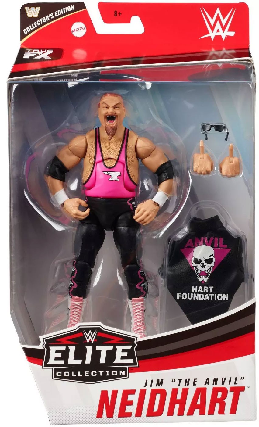 Mattel Wwe Wrestling Elite Collection Series 74 Jim The Anivl Neidhart 7 Action Figure Collector S Edition