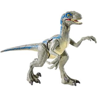 Mattel Jurassic World Fallen Kingdom Battle Damage Velociraptor Blue 5 Action Figure Mattel Jurassic World Fallen Kingdom Battle Damage Velociraptor Blue 5 Action Figure