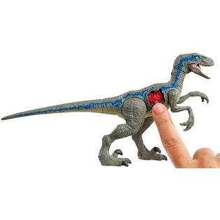 Mattel Jurassic World Fallen Kingdom Battle Damage Velociraptor Blue 5 Action Figure Mattel Jurassic World Fallen Kingdom Battle Damage Velociraptor Blue 5 Action Figure