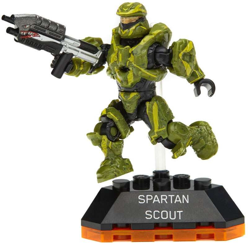 Mega Bloks Halo Heroes Series 2 Spartan Scout Mini Figure