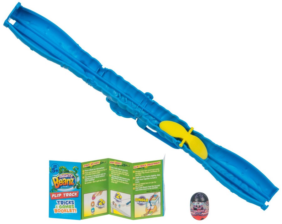 Moose Toys Mighty Beanz Blue Flip Track Moose Toys Mighty Beanz Blue Flip Track
