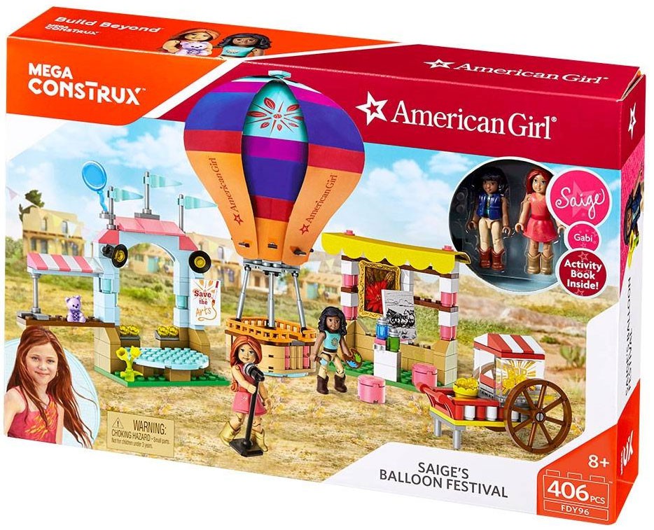Mega Construx American Girl Saige's Balloon Festival Set