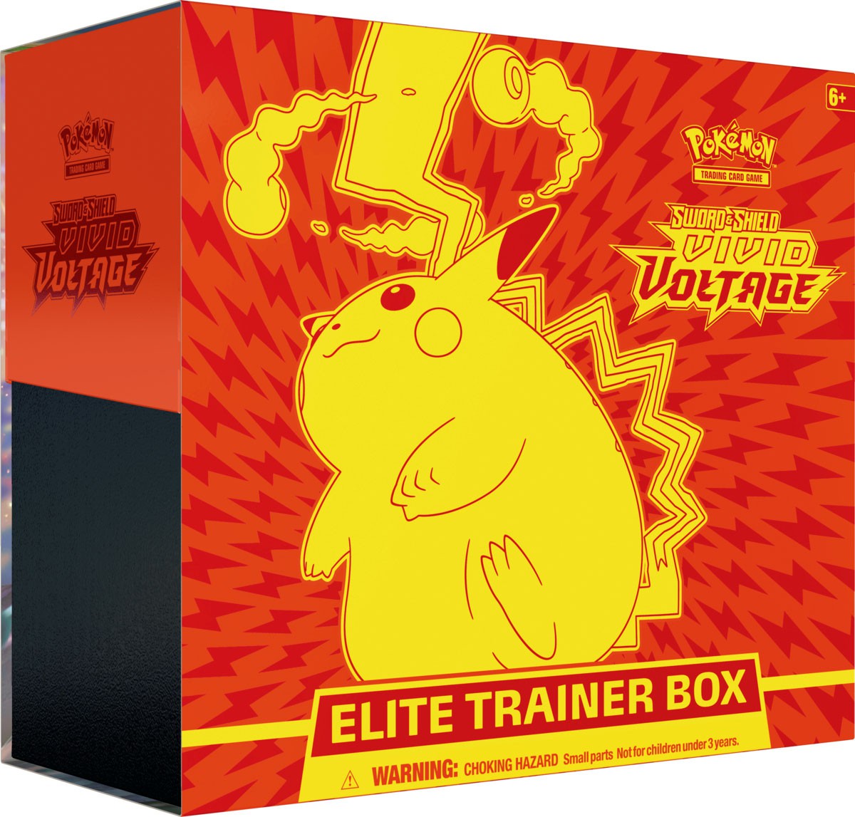 Pokemon Gigantamax Pikachu Elite Trainer Box 8 Booster Packs, 65 Card  Sleeves, 45 Energy Cards & More