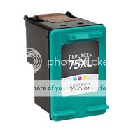 Toner Spot Compatible HP 75XL (CB338WN) High Yield Tri Color Ink Cartridge - 520 Page Yield