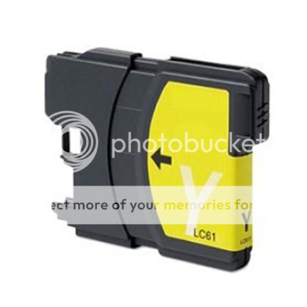 Toner Spot Compatible Brother LC61XLY Yellow Ink Cartridge - 18ML Capacity