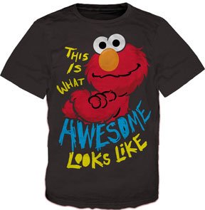 Trenz Shirt Company Bioworld Youth Sesame Street Awesome Elmo T-shirt