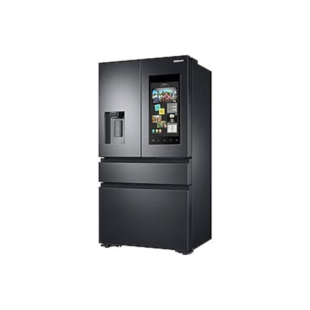Samsung RF23M8570SG/AA 22 cu. ft. Family Hub Counter Depth 4-Door French Door Refrigerator in Black Stainless Steel