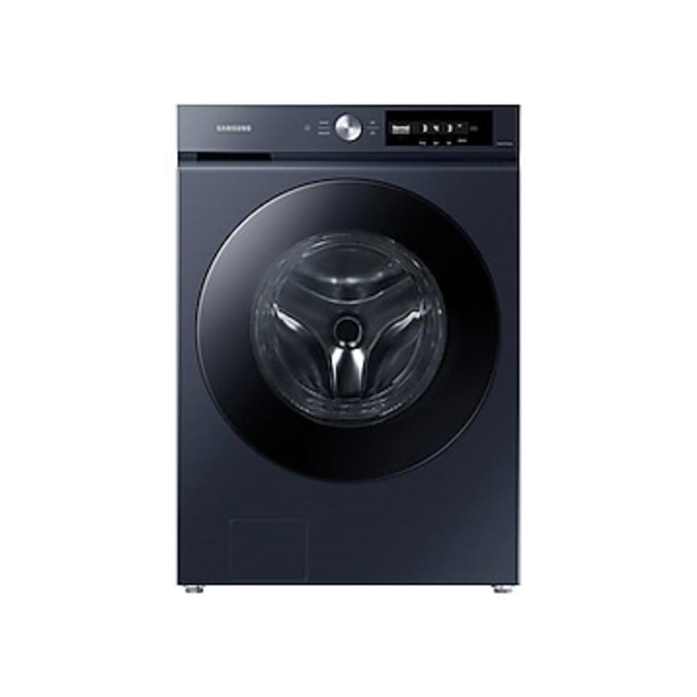 Samsung Bespoke 4.6 cu. ft. Large Capacity Front Load Washer with Super Speed Wash and AI Smart Dial in Brushed Navy