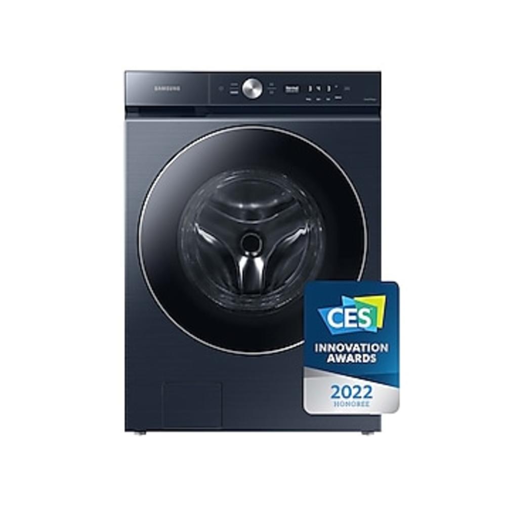 Samsung Bespoke 5.3 cu. ft. Ultra Capacity Front Load Washer with AI OptiWash and Auto Dispense in Brushed Navy