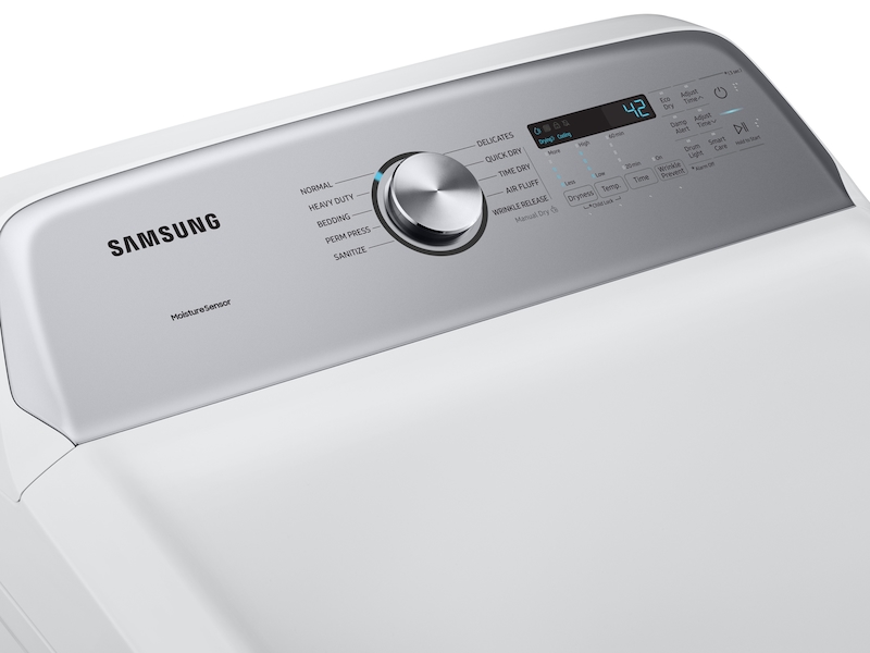 Samsung DVG50R5200W/A3 7.4 cf gas TL dryer w/ Sensor Dry in White
