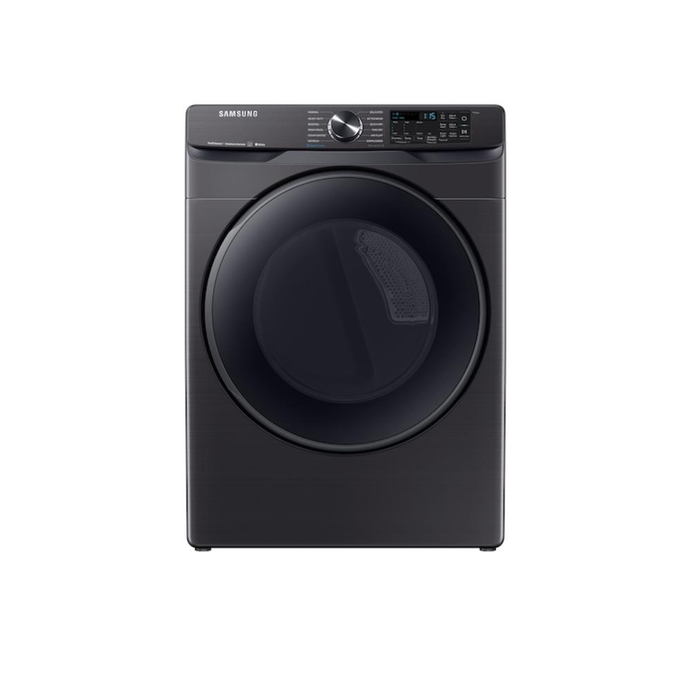 Samsung DVG50R8500V/A3 7.5 cf gas FL smart Bixby enabled dryer w/ Steam Sanitize+ in Black Stainless