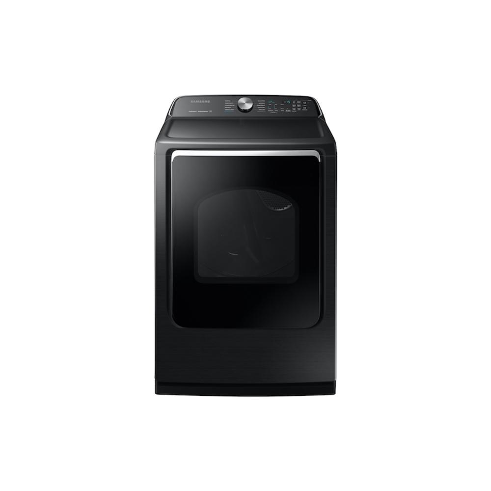 Samsung DVG54R7200V/A3 7.4 cf gas TL dryer w/ Steam Sanitize+ in Black Stainless