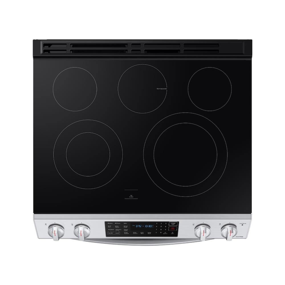 Samsung NE63T8311SS/AA 6.3 cf electric slide-in w/ Convection in Stainless