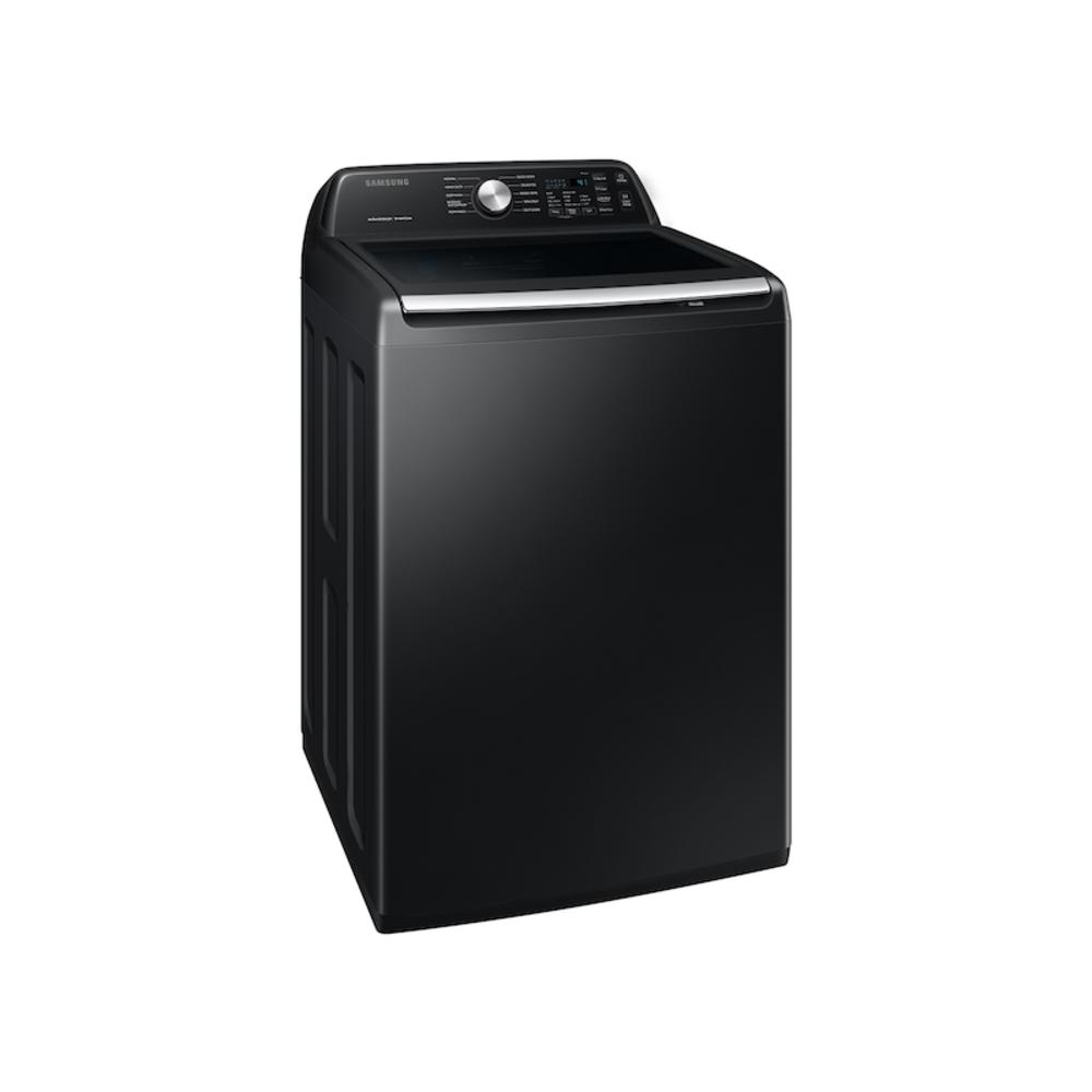 Samsung WA44A3405AV/A4 4.4 cf Activewave Agitator Top Load washer w/ Active WaterJet in Brushed Black
