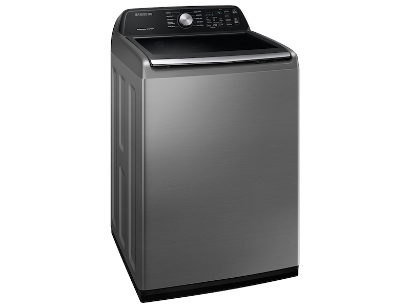 Samsung WA45T3400AP/A4 4.5 cf Top Load washer w/ Active WaterJet in Platinum