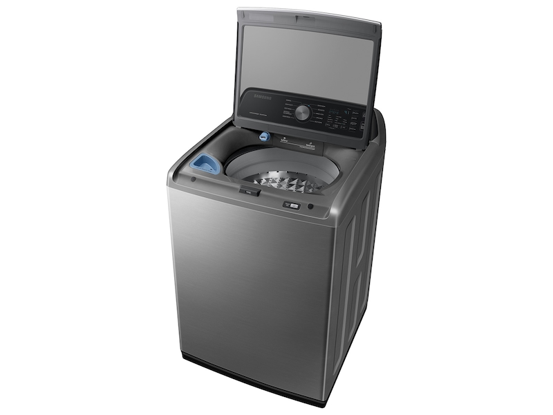 Samsung WA45T3400AP/A4 4.5 cf Top Load washer w/ Active WaterJet in Platinum