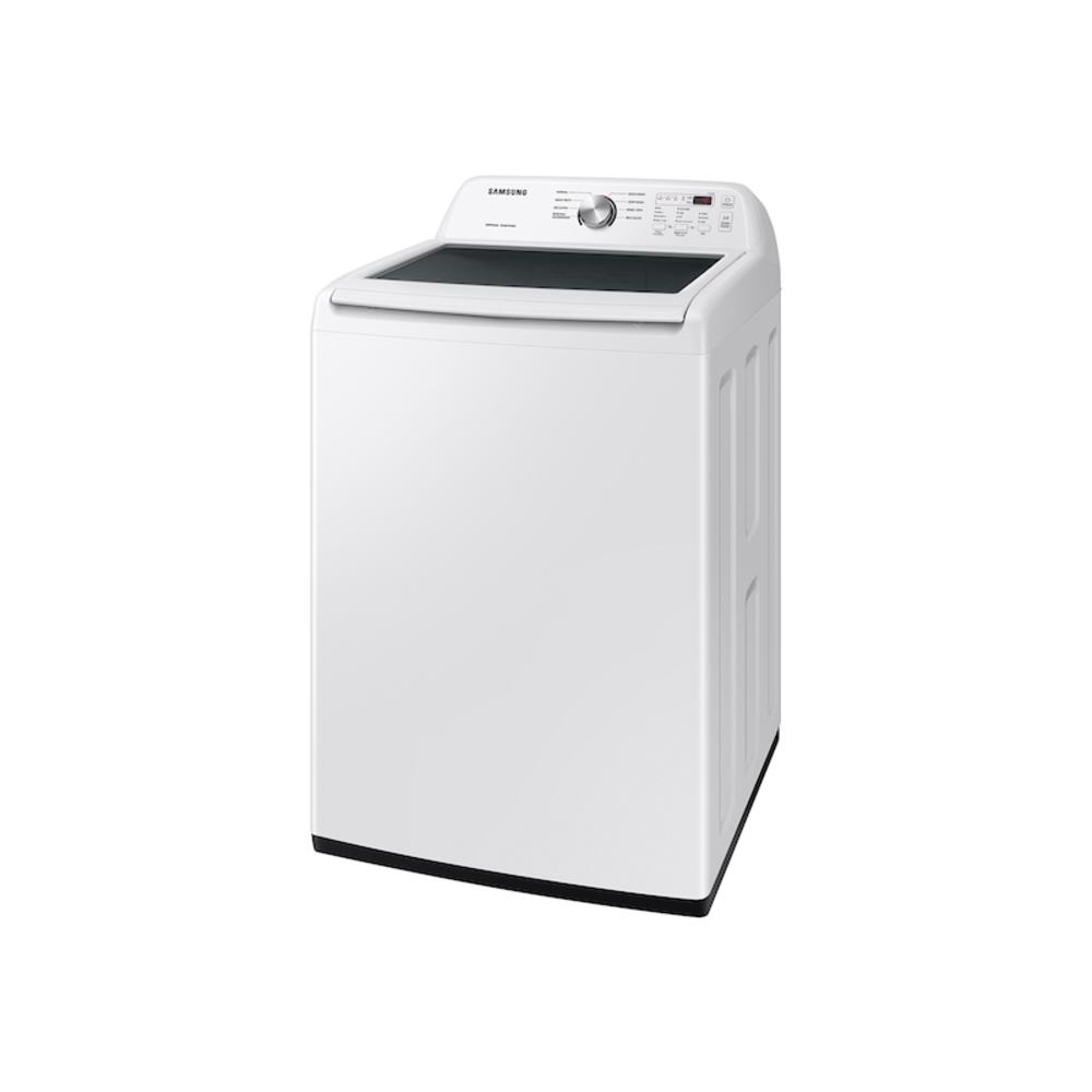 Samsung WA44A3205AW/A4 4.4 cf Activewave Agitator Top Load washer w/ Vibration Reduction Technology+ in White