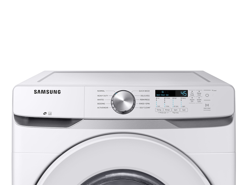 Samsung WF45T6000AW/A5 4.5 cf Front Load E-Star washer w/ Vibration Reduction Technology+ in White