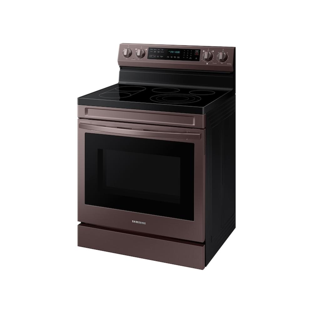 Samsung NE63A6711ST/AA 6.3 cu. ft. Smart Freestanding Electric Range with No-Preheat Air Fry, Convection+ & Griddle in Tuscan Stainless