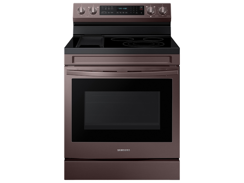 Samsung NE63A6711ST/AA 6.3 cu. ft. Smart Freestanding Electric Range with No-Preheat Air Fry, Convection+ & Griddle in Tuscan Stainless