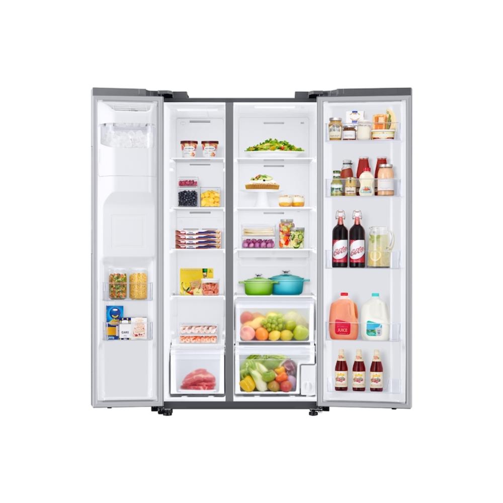 Samsung RS22T5201SR/AA 22 cu. ft. Counter Depth Side-by-Side Refrigerator in Stainless Steel