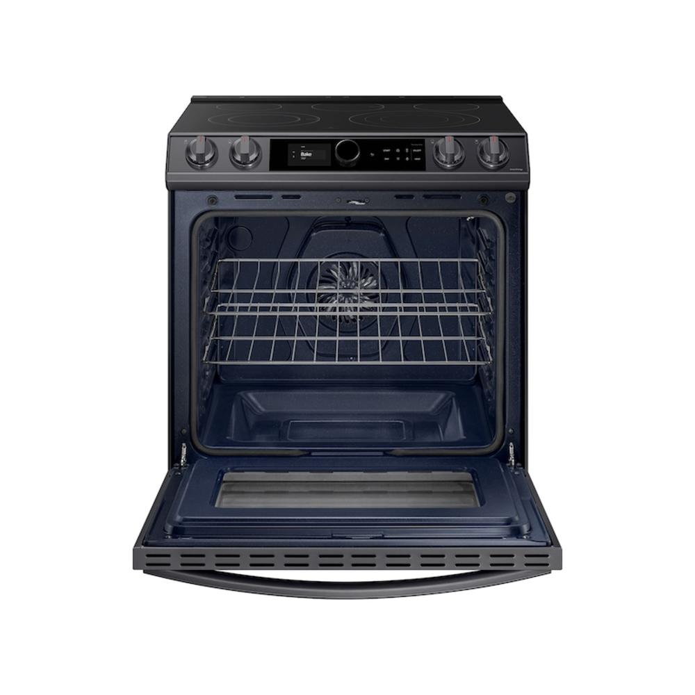 Samsung NE63T8711SG/AA 6.3 cu ft. Smart Slide-in Electric Range with Smart Dial & Air Fry in Black Stainless Steel