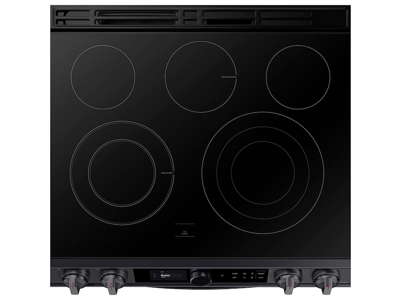 Samsung NE63T8711SG/AA 6.3 cu ft. Smart Slide-in Electric Range with Smart Dial & Air Fry in Black Stainless Steel