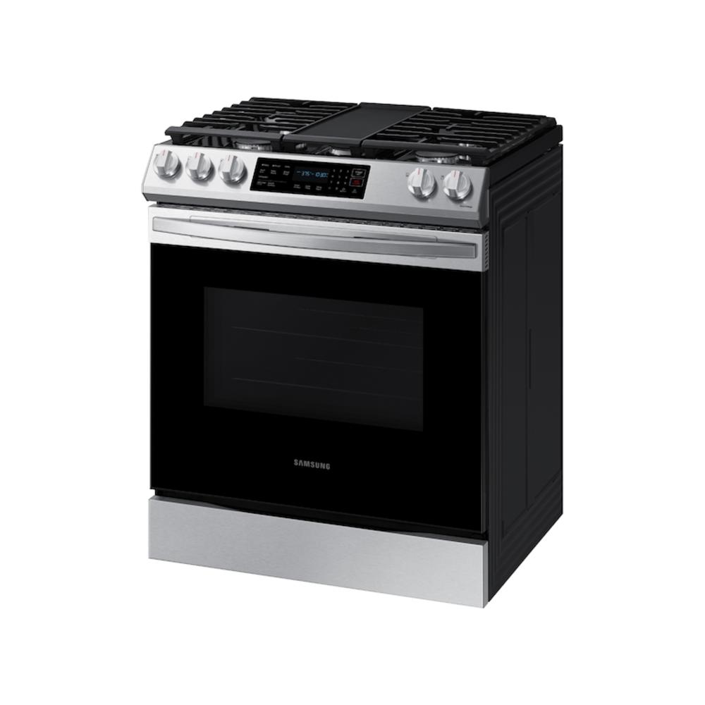 Samsung NX60T8311SS/AA 6.0 cu. ft. Smart Slide-in Gas Range with Convection in Stainless Steel