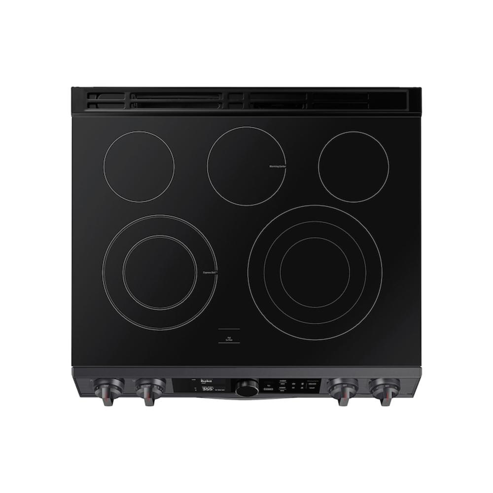 Samsung NE63T8751SG/AA 6.3 cu ft. Smart Slide-in Electric Range with Smart Dial, Air Fry, & Flex Duo in Black Stainless Steel