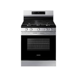 SAMSUNG NX60A6111SS 6.0 cu. ft. Smart Freestanding Gas Range with Integrated Griddle in Stainless Steel