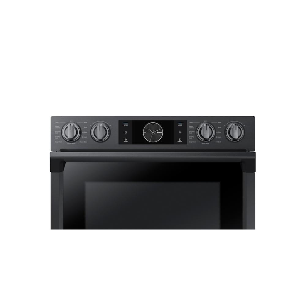 Samsung 30" Smart Double Wall Oven with Flex Duo in Black Stainless Steel