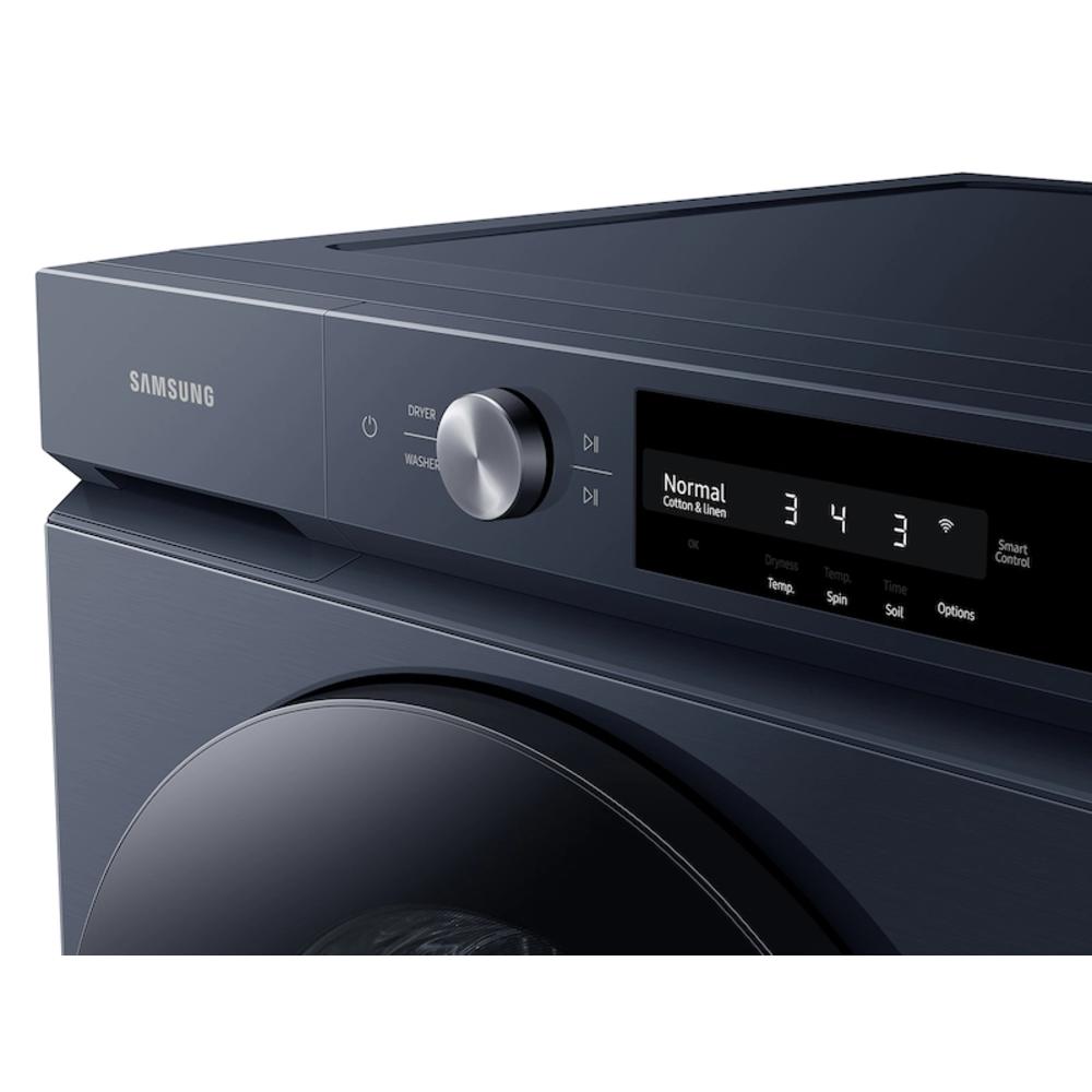 Samsung Bespoke 4.6 cu. ft. Large Capacity Front Load Washer with Super Speed Wash and AI Smart Dial in Brushed Navy