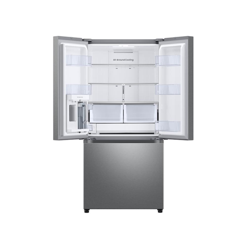 Samsung 25 cu. ft. 33" 3-Door French Door Refrigerator with Beverage Center in Stainless Steel