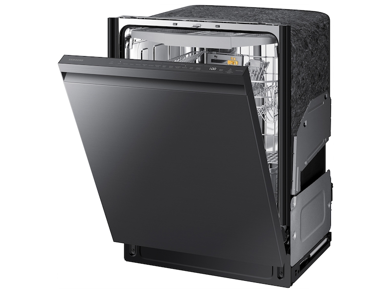 Samsung Smart 44dBA Dishwasher with StormWash in Black Stainless Steel