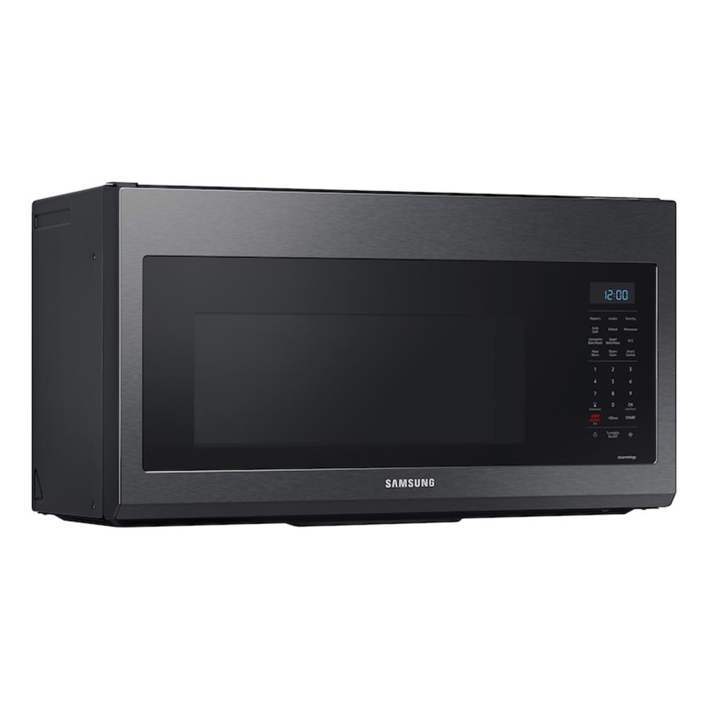 Samsung 1.7 cu ft. Smart Over-the-Range Microwave with Convection & Slim Fry in Black Stainless Steel