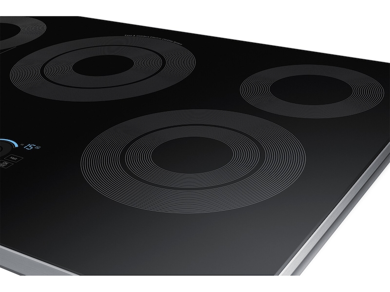 Samsung 30" Smart Electric Cooktop with Sync Elements in Stainless Steel