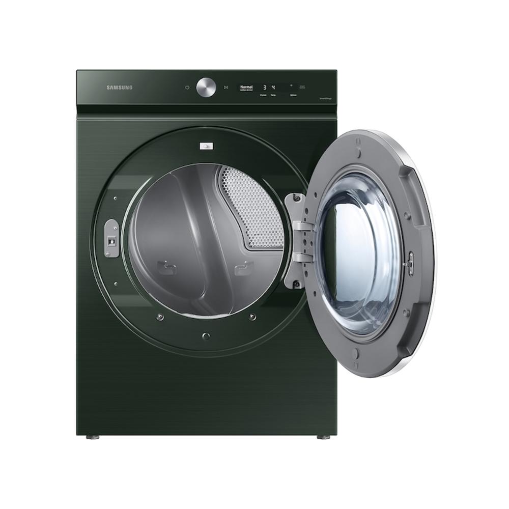Samsung Bespoke 7.6 cu. ft. Ultra Capacity Electric Dryer with AI Optimal Dry and Super Speed Dry in Forest Green