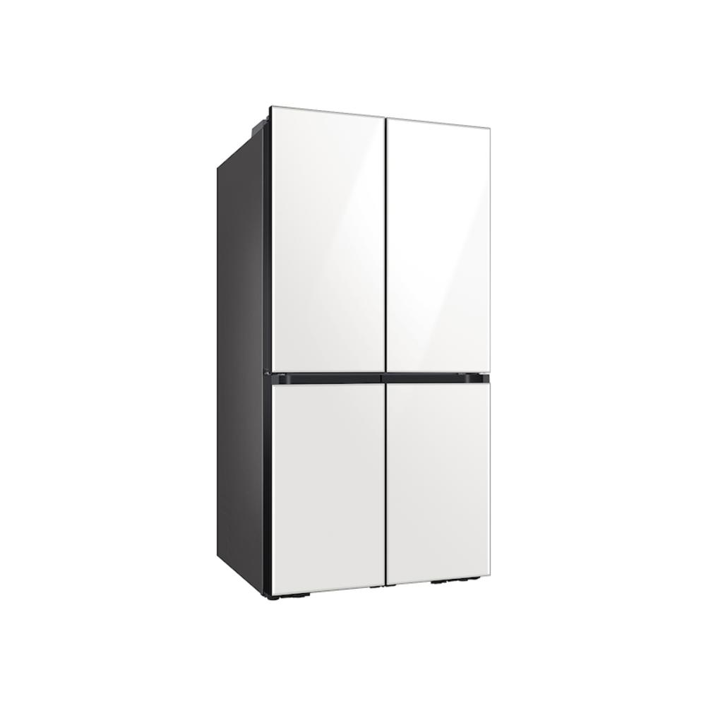 Samsung Bespoke 4-Door Flex Refrigerator (23 cu. ft.) in White Glass