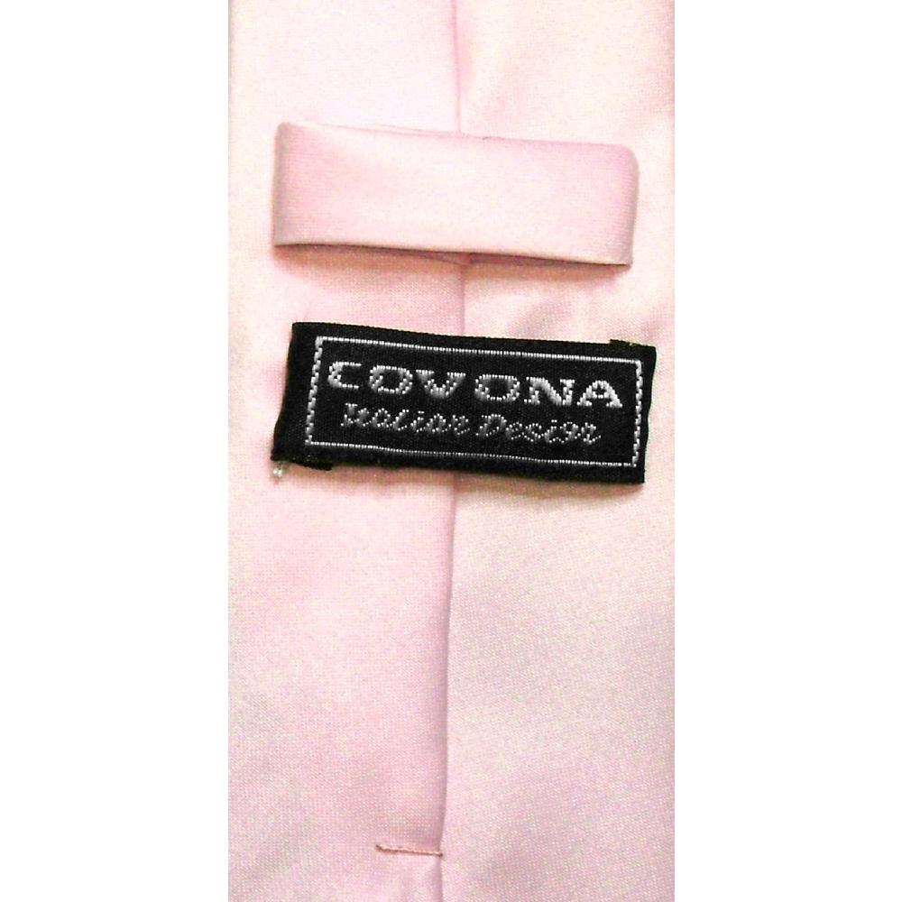 Covona BOY'S Dress Vest & NeckTie Solid PINK Color Neck Tie Set size 14