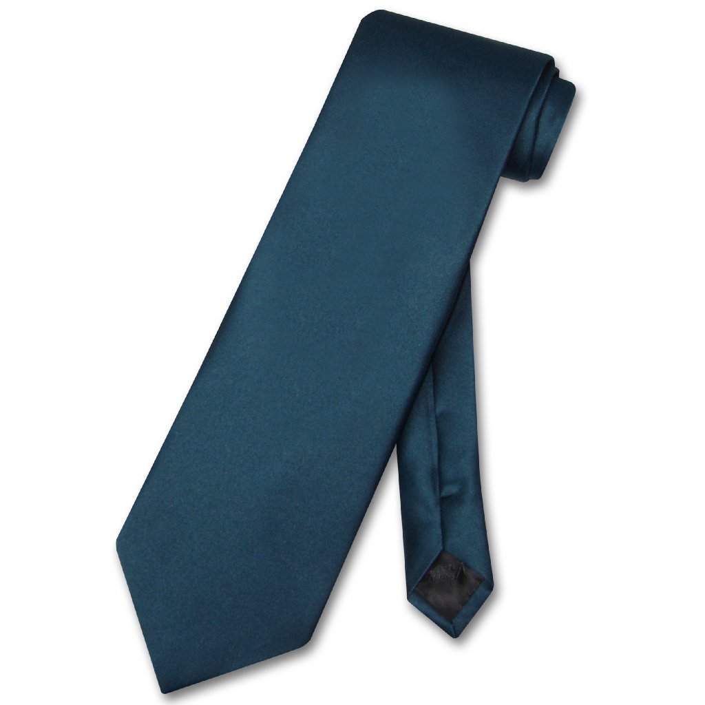 Vesuvio Napoli NeckTie Solid BLUE SAPPHIRE Color Men's Neck Tie