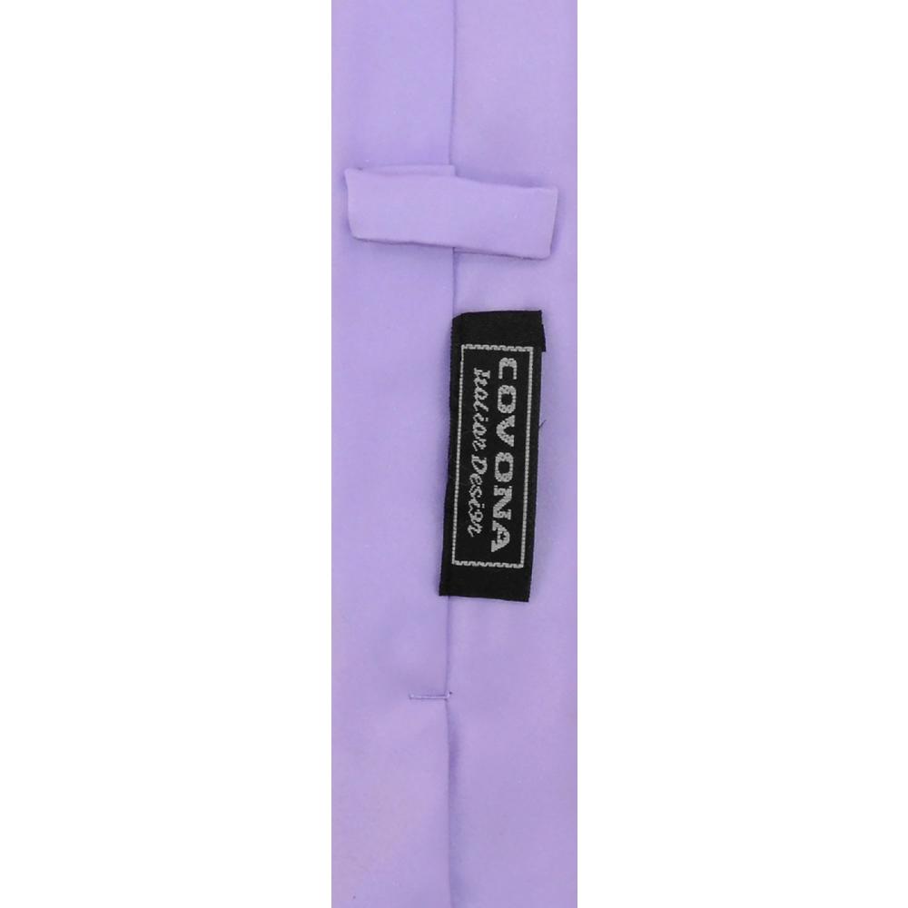 Covona BOY'S Dress Vest & NeckTie Solid LAVENDER Color Neck Tie Set size 14